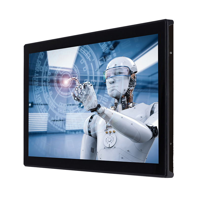 Industrial HMI Panel PC displaying process data