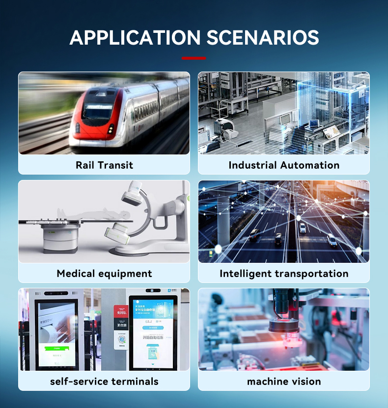 Core industrial PC applications in CNC and transportation