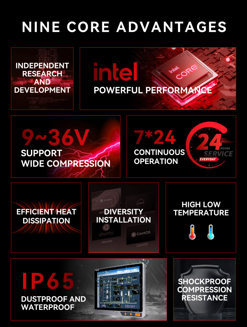 Industrial panel pc Selling Points